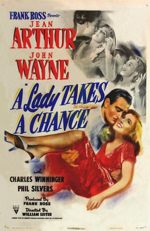 the movie poster: A Lady Takes a Chance (1943)