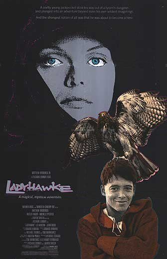 the movie poster: Ladyhawke (1985) ver1