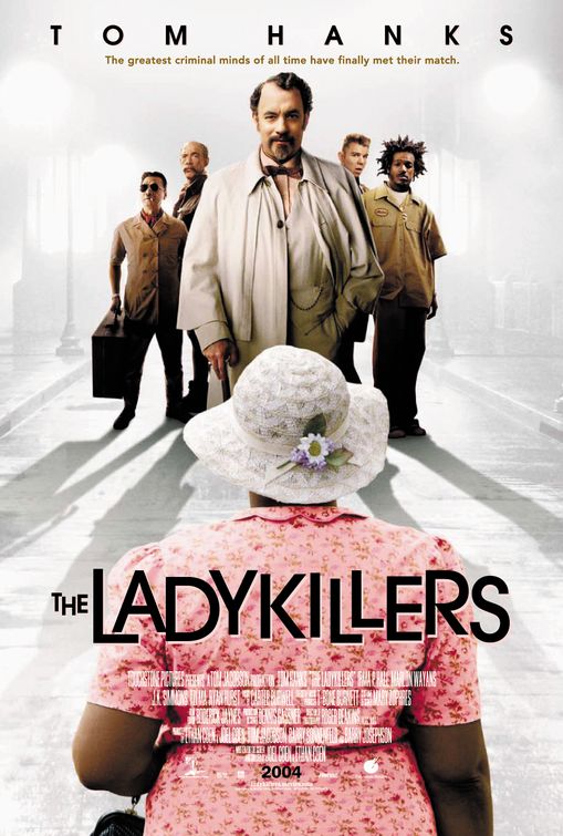 the movie poster: The Ladykillers (2004)