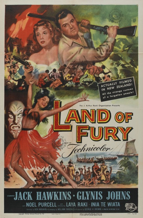 1000 piece jigsaw puzzle for the movie poster: Land of Fury (1954) ver2