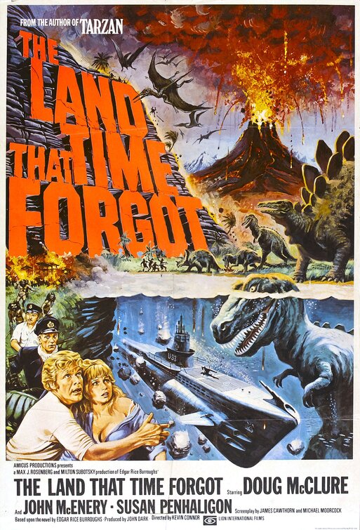 the movie poster: The Land That Time Forgot (1975) ver2