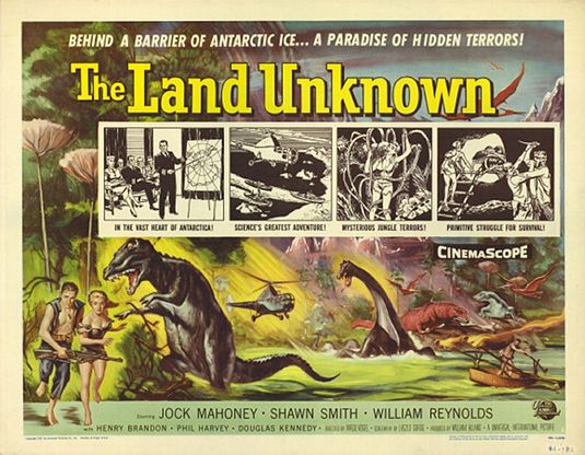the movie poster: The Land Unknown (1957)