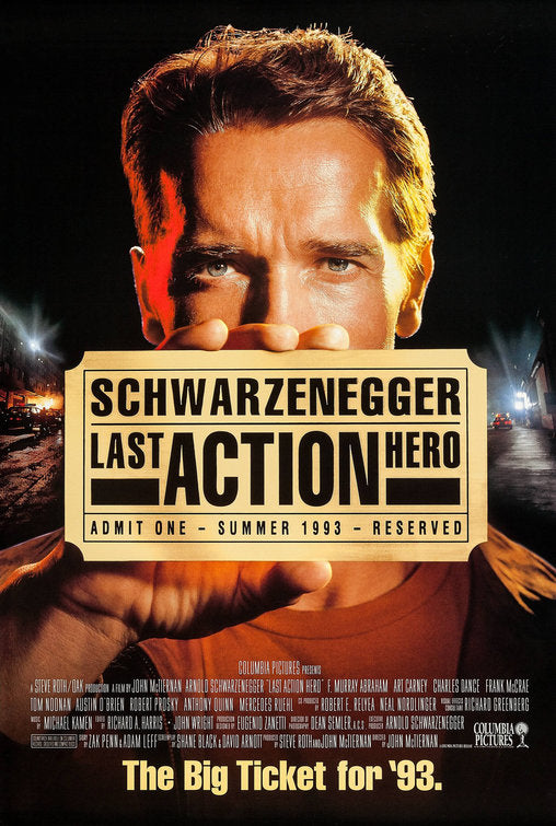 the movie poster: Last Action Hero (1993) ver1