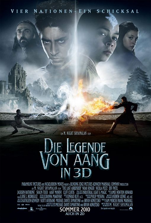 1000 piece jigsaw puzzle for the movie poster: The Last Airbender (2010) ver7