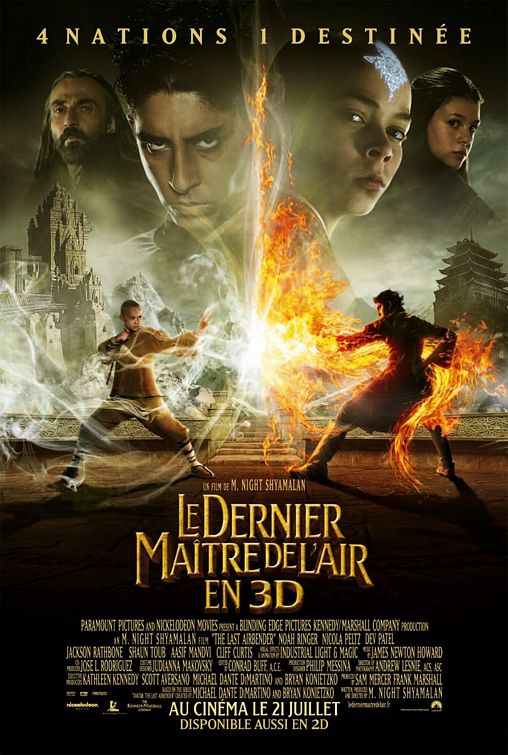 1000 piece jigsaw puzzle for the movie poster: The Last Airbender (2010) ver9