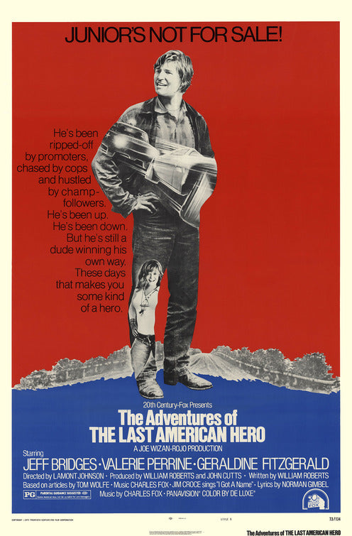 the movie poster: The Last American Hero (1973) ver2