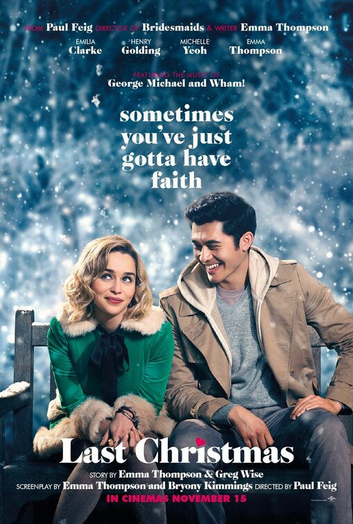 1000 piece jigsaw puzzle for the movie poster: Last Christmas (2019) ver2