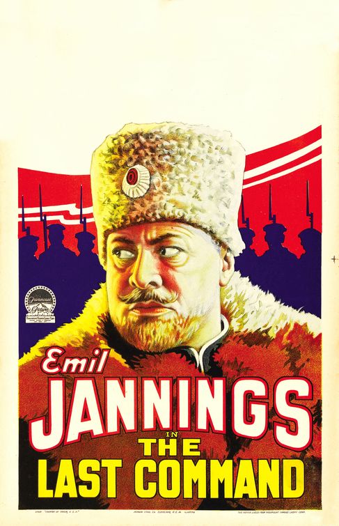 the movie poster: The Last Command (1928)