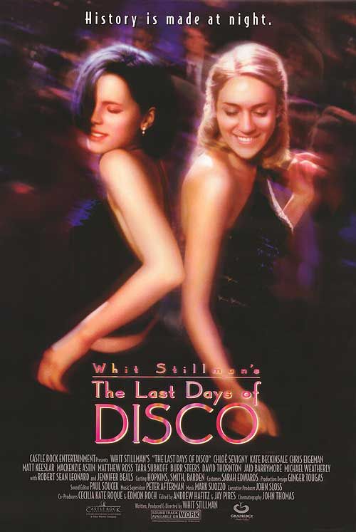 the movie poster: The Last Days of Disco (1998)