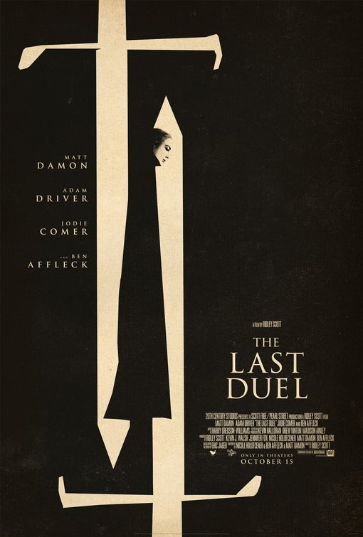 1000 piece jigsaw puzzle for the movie poster: The Last Duel (2021)