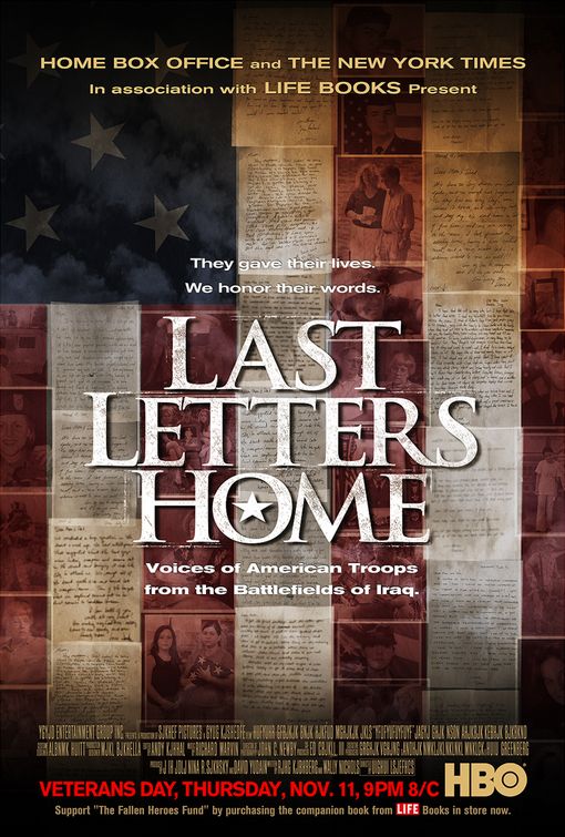 1000 piece jigsaw puzzle for tv poster: Last Letters Home: Voices of American Troops from the Battlefields of Iraq
