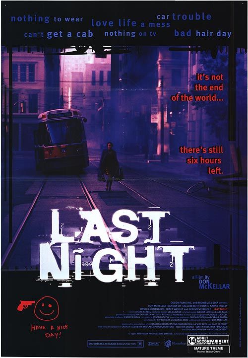 the movie poster: Last Night (1999)