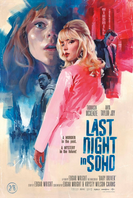 1000 piece jigsaw puzzle for the movie poster: Last Night in Soho (2021) ver5