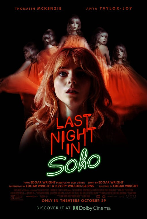 1000 piece jigsaw puzzle for the movie poster: Last Night in Soho (2021) ver6