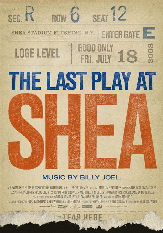 1000 piece jigsaw puzzle for the movie poster: The Last Play at Shea (2010)