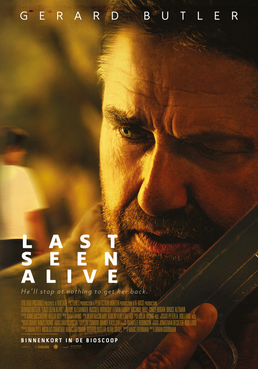 1000 piece jigsaw puzzle for the movie poster: Last Seen Alive (2022)