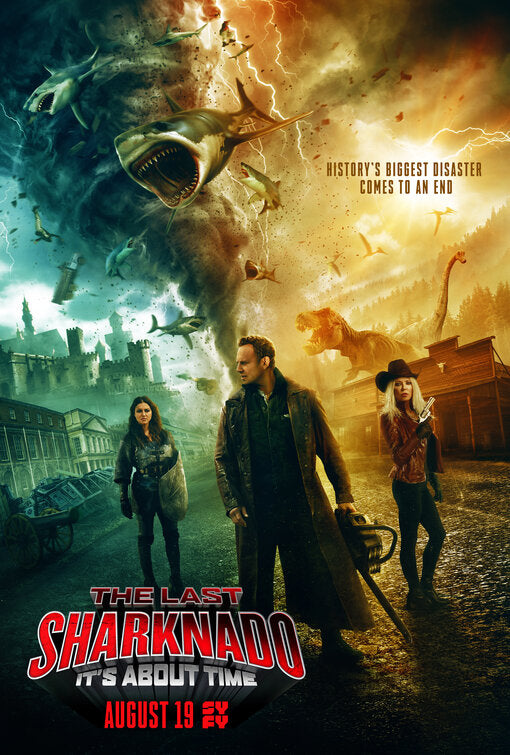 1000 piece jigsaw puzzle for tv poster: The Last Sharknado: It's About Time, ver5