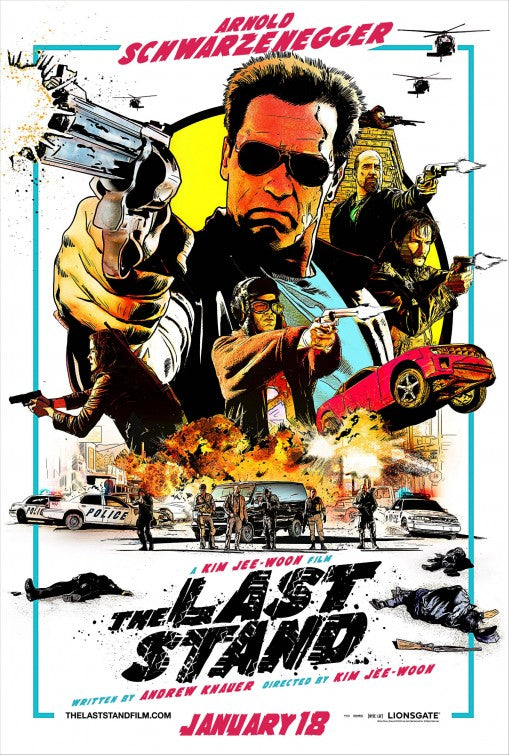 1000 piece jigsaw puzzle for the movie poster: The Last Stand (2013) ver2