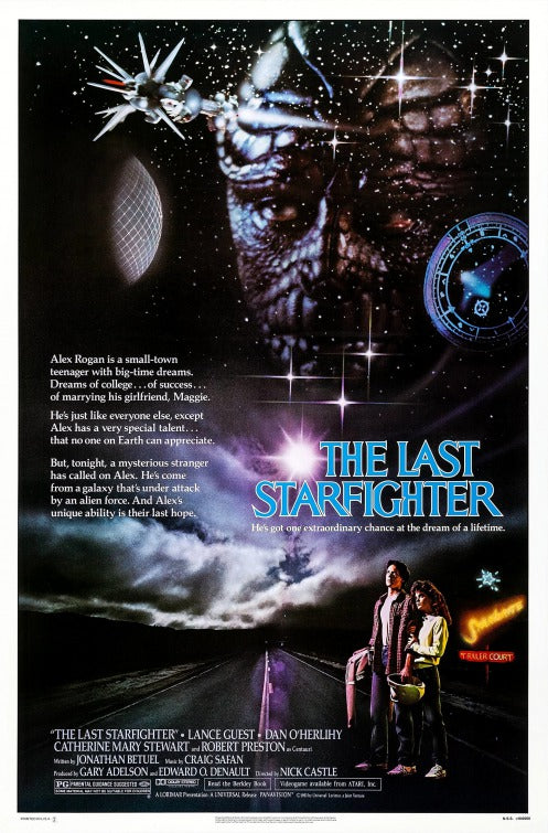 the movie poster: The Last Starfighter (1984)