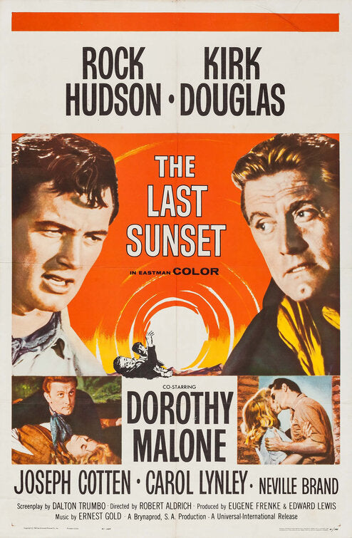 1000 piece jigsaw puzzle for the movie poster: The Last Sunset (1961)