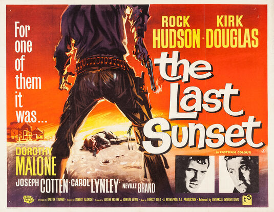 1000 piece jigsaw puzzle for the movie poster: The Last Sunset (1961) ver2