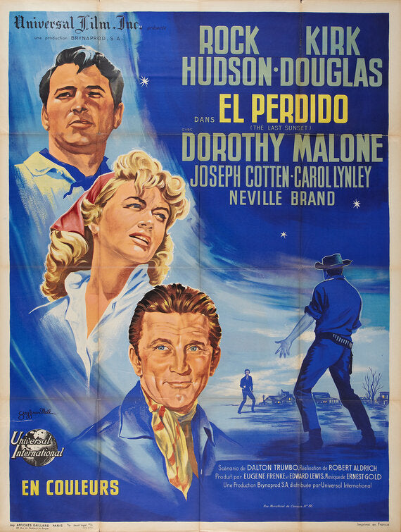 1000 piece jigsaw puzzle for the movie poster: The Last Sunset (1961) ver3