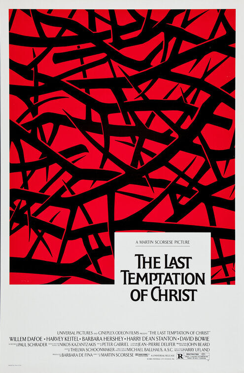 the movie poster: The Last Temptation of Christ (1988)