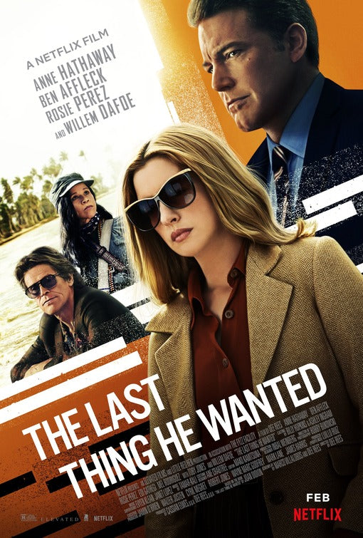 1000 piece jigsaw puzzle for the movie poster: The Last Thing He Wanted (2020)