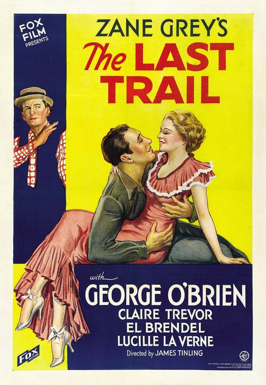 the movie poster: The Last Trail (1933)