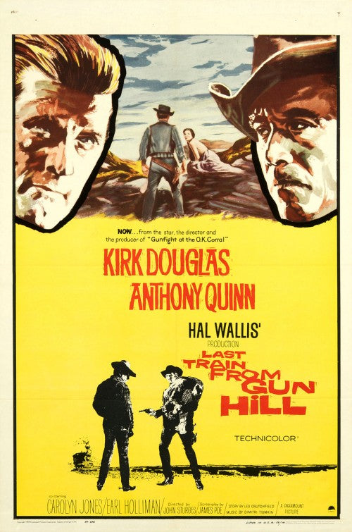 1000 piece jigsaw puzzle for the movie poster: Last Train from Gun Hill (1959)