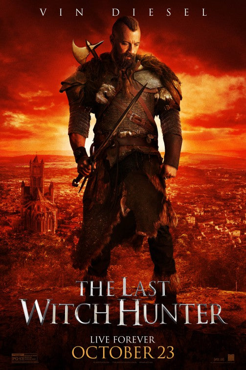 1000 piece jigsaw puzzle for the movie poster: The Last Witch Hunter (2015) ver16