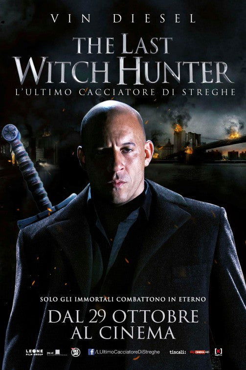 1000 piece jigsaw puzzle for the movie poster: The Last Witch Hunter (2015) ver17