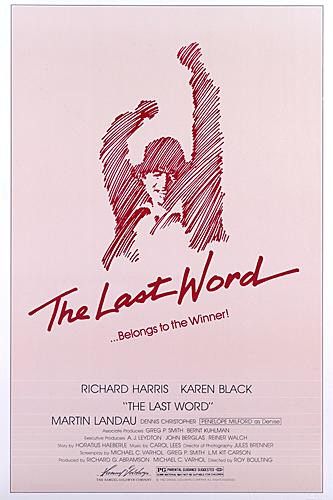 the movie poster: The Last Word (1980)