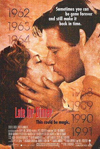 the movie poster: Late for Dinner (1991)