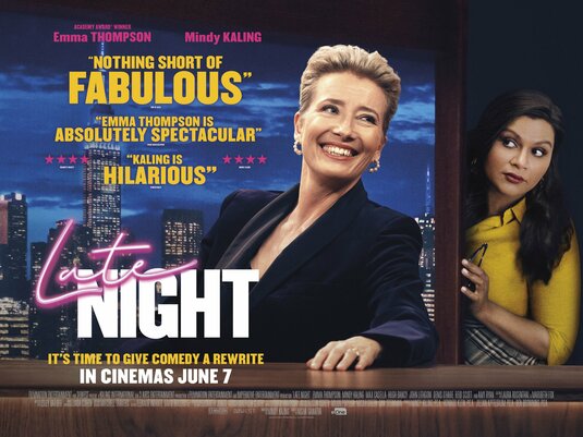 1000 piece jigsaw puzzle for the movie poster: Late Night (2019) ver2