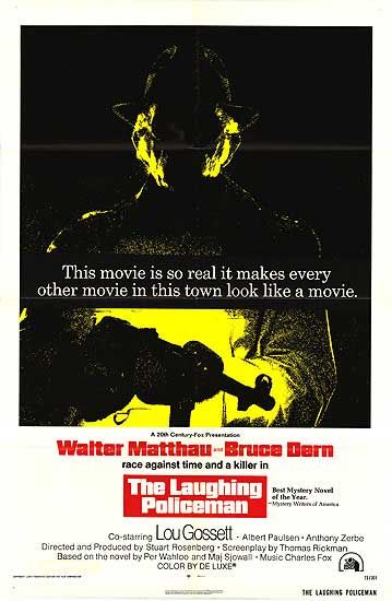 the movie poster: The Laughing Policeman (1973)