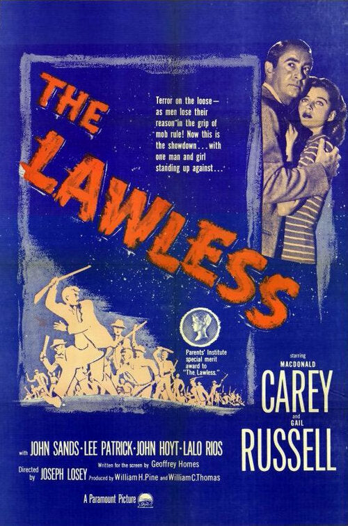 1000 piece jigsaw puzzle for the movie poster: The Lawless (1950)