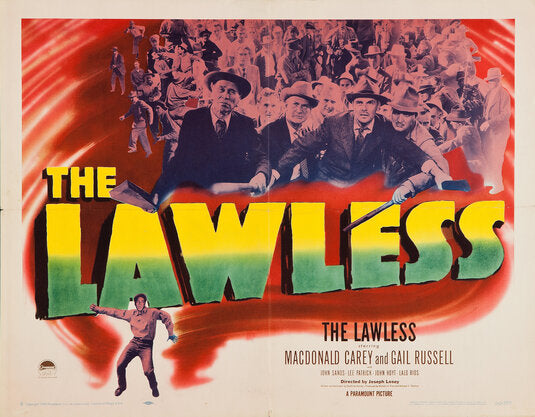 1000 piece jigsaw puzzle for the movie poster: The Lawless (1950) ver2