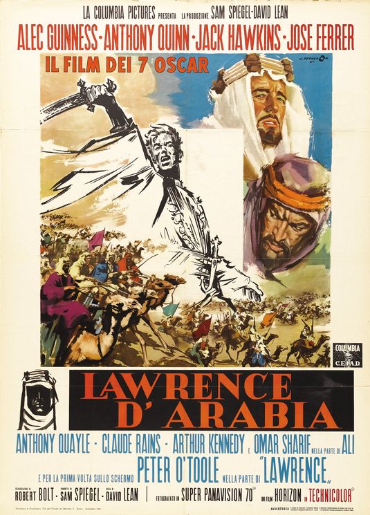the movie poster: Lawrence of Arabia (1962) ver6