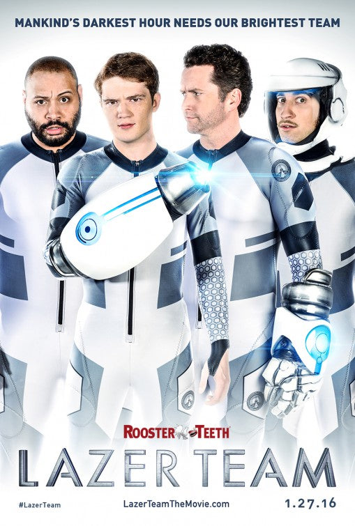1000 piece jigsaw puzzle for the movie poster: Lazer Team (2016)