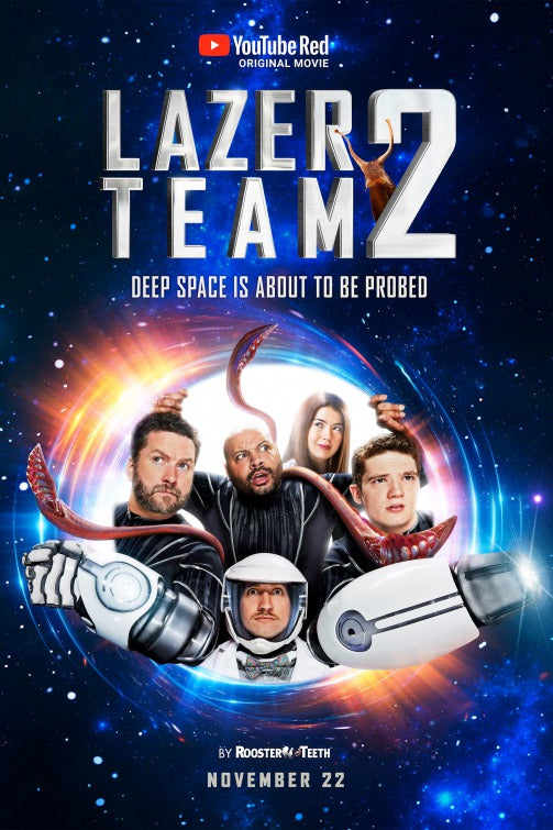 1000 piece jigsaw puzzle for tv poster: Lazer Team 2