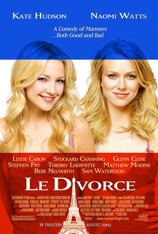 the movie poster: Le Divorce (2003) ver2