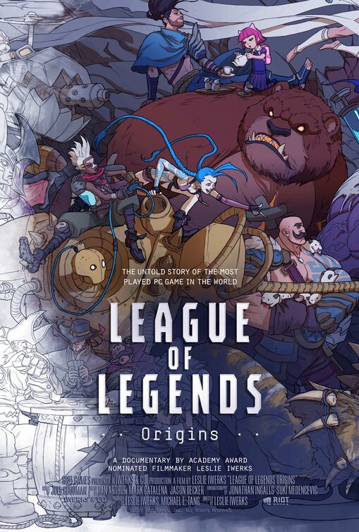 1000 piece jigsaw puzzle for the movie poster: League of Legends Origins (2019)