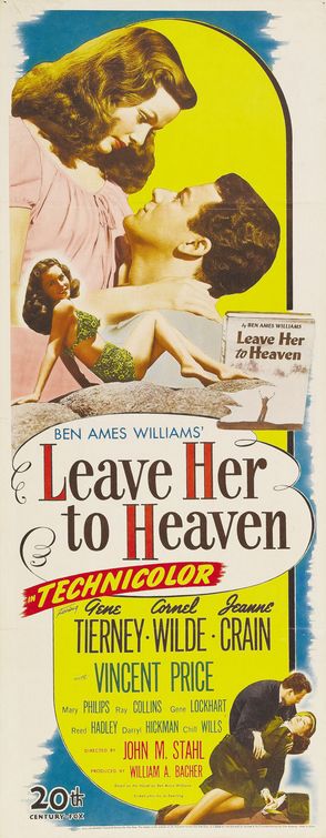 the movie poster: Leave Her to Heaven (1945) ver2