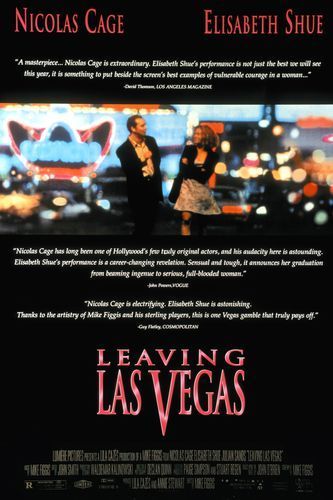 the movie poster: Leaving Las Vegas (1995) ver1