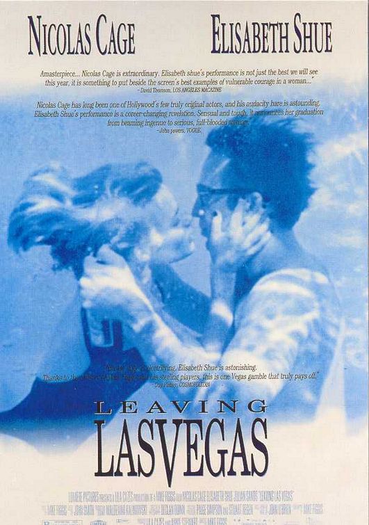 the movie poster: Leaving Las Vegas (1995) ver2