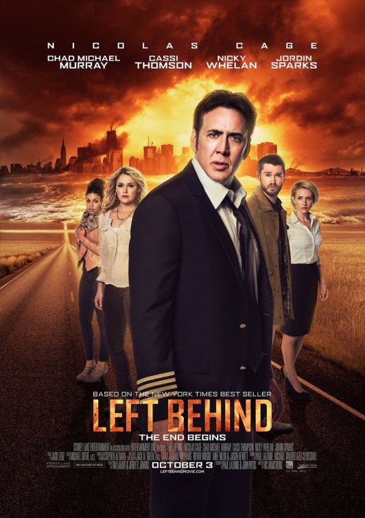 1000 piece jigsaw puzzle for the movie poster: Left Behind (2014)