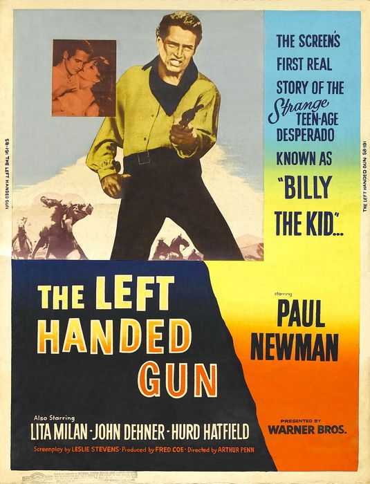 the movie poster: The Left Handed Gun (1958)
