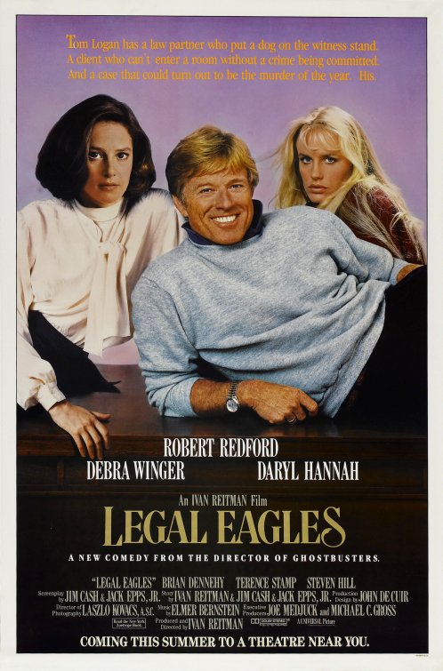 1000 piece jigsaw puzzle for the movie poster: Legal Eagles (1986)