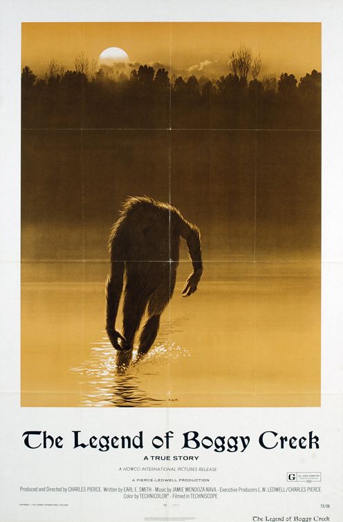 the movie poster: The Legend of Boggy Creek (1972)